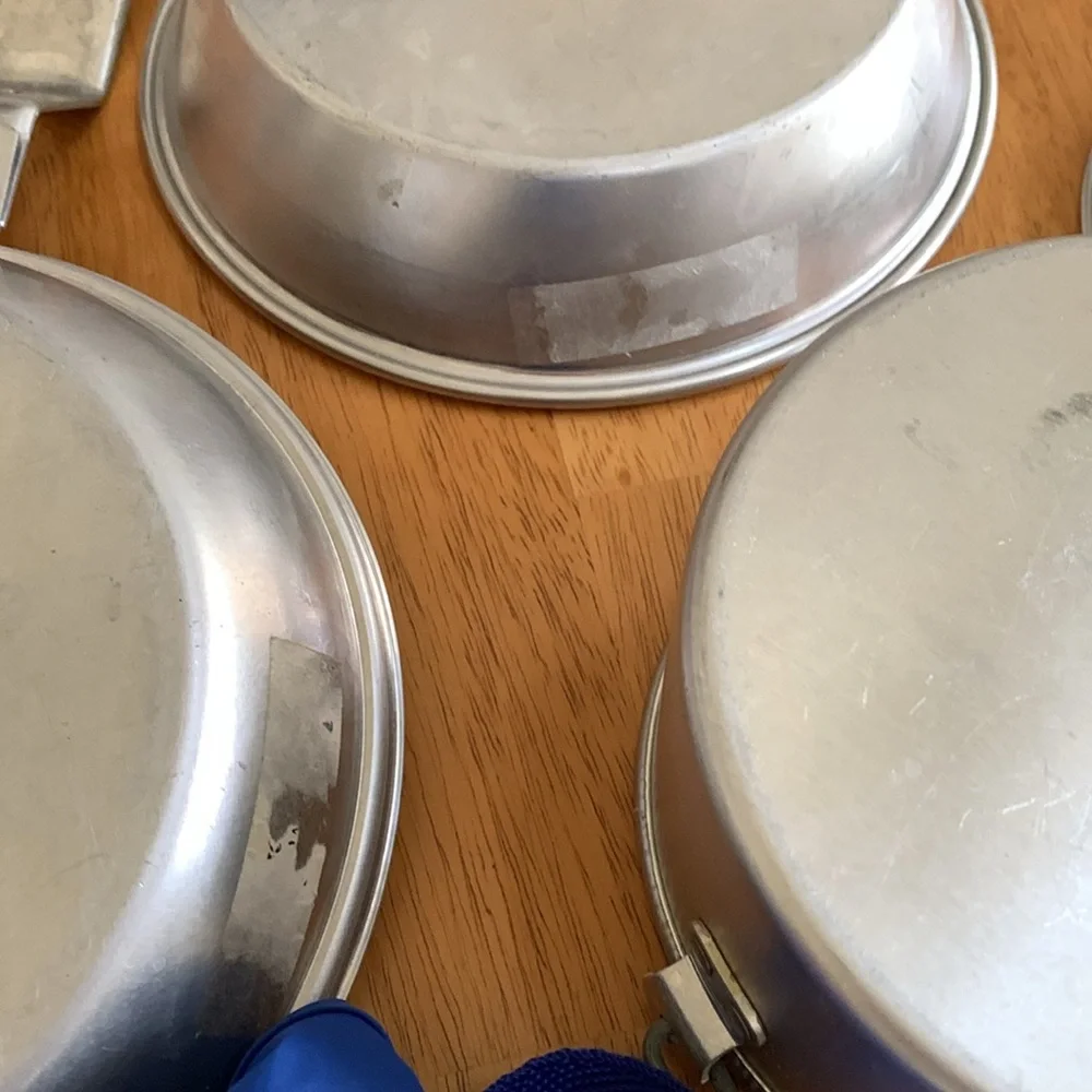 💚Girl Scouts Mess Kit GSUSA brand Carrying Case Outdoor Pots Pans